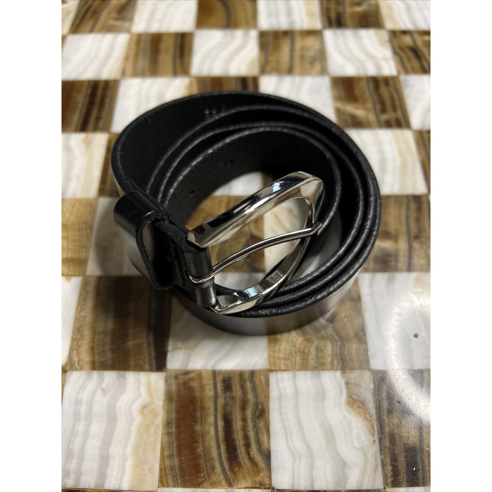 WOMEN'S EXPRESS BLACK GENUINE LEATHER BELT SIZE Small Preowned